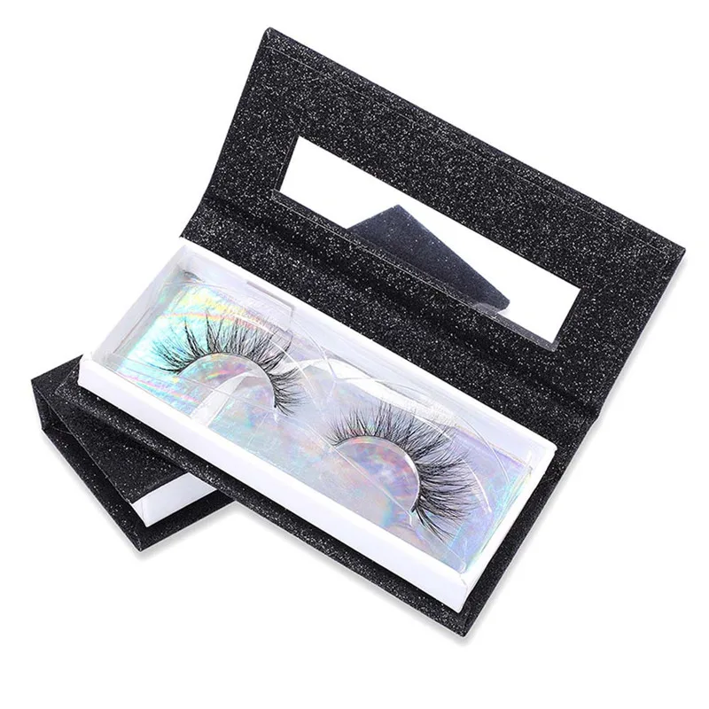 

Eyelash storage box Empty False Eyelash Care Storage Case Box Container Holder Compartment Tool