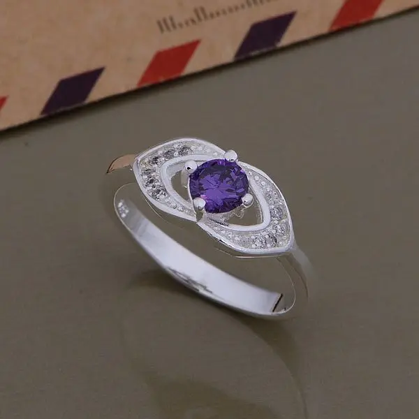 Кольцо из стерлингового серебра 925 пробы модное Ювелирное кольцо для женщин и