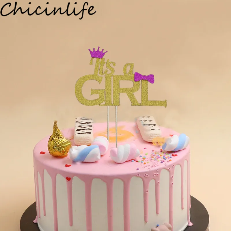 Chicinlifer 1 шт. это Топпер для торта девочек/мальчиков на день рождения вечеринка