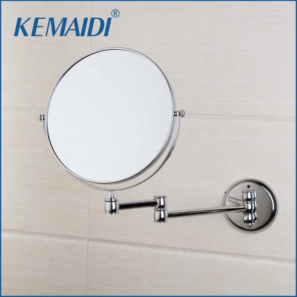 Buy KEMAIDI Two Sided Swivel Wall Mount Mirror LED