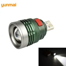 USB портативный зарядный фонарь компьютерный свет 3-Mode лампа для чтения USB интерфейс мини-вспышка Q5 Linterna факел от Power Bank