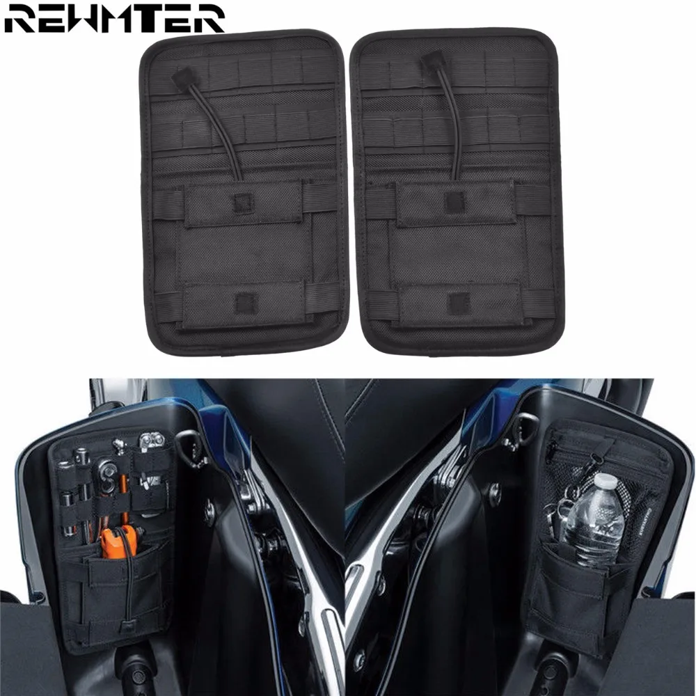 Motorcycle Saddlebags Organizer Hard Bags Storage Internal Tool Bags For Harley Touring Electra