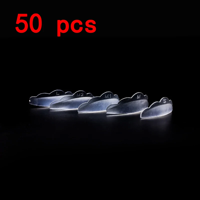 

50/30/10pcs Silicone Eyelash Perm Pad Recycling Lashes Rods Shield lifting 3D Eyelash Curler accessories S/M/L dropshipping