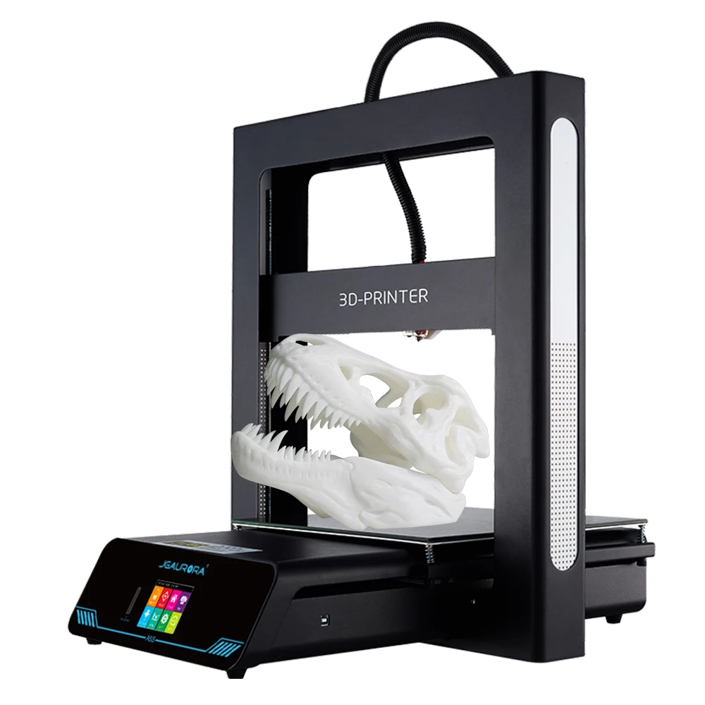 

12pieces/lot JGAURORA A5S 3D Printer DIY Kits Resume Print Power Off Filament Run Out Detection 3D Drucker with Power Supply