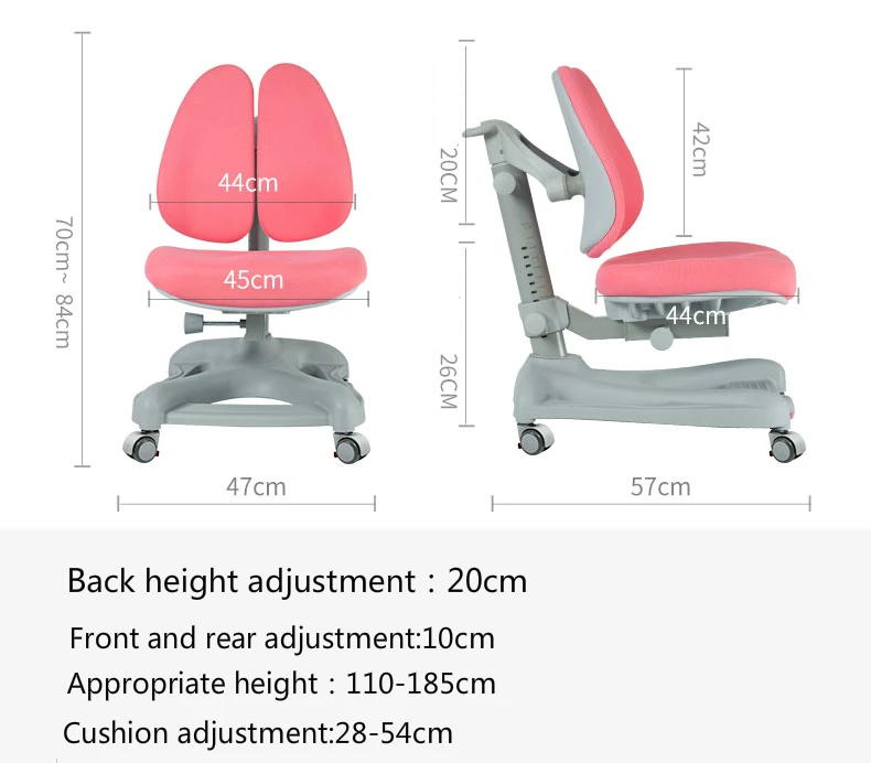 Удобный детский стул(кабинетный) Многофункциональный скользящий студенческий стул для дома с подножкой поднимает детей, восстанавливает письменный стул