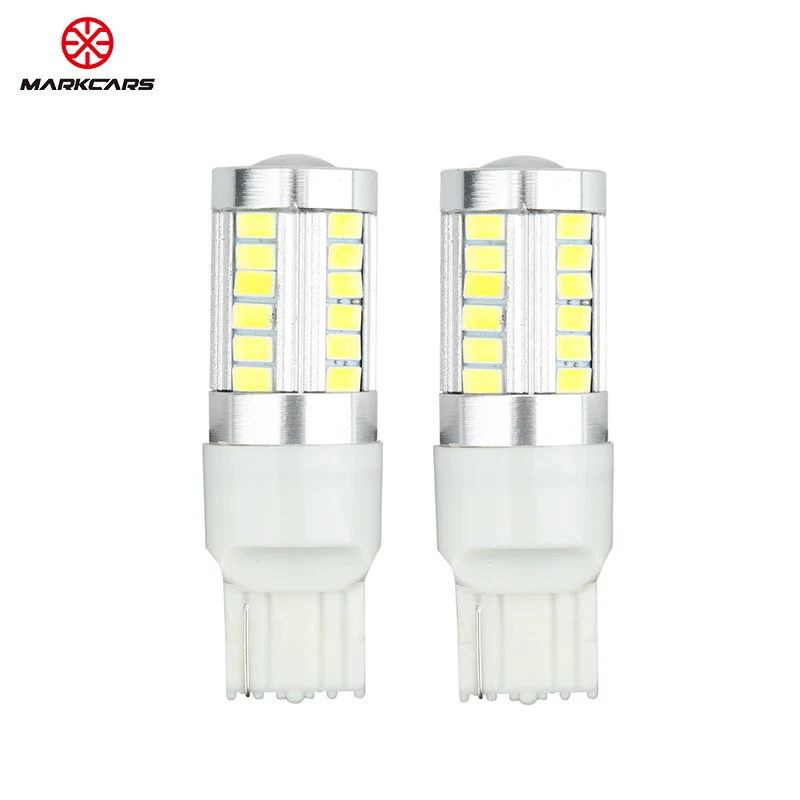 MARKCARS 2 шт. T20 7440/7443 W21W 33 SMD 5730 светодиодный задний фонарь тормозной светильник
