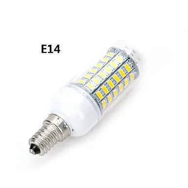 Светодиодный шар лампы HRSOD E14/GU10/G9/B22/E26/E27 15 W 69 SMD 5730 1500 LM теплый белый/холодный белый, тип «Кукуруза»(110 V/220 V