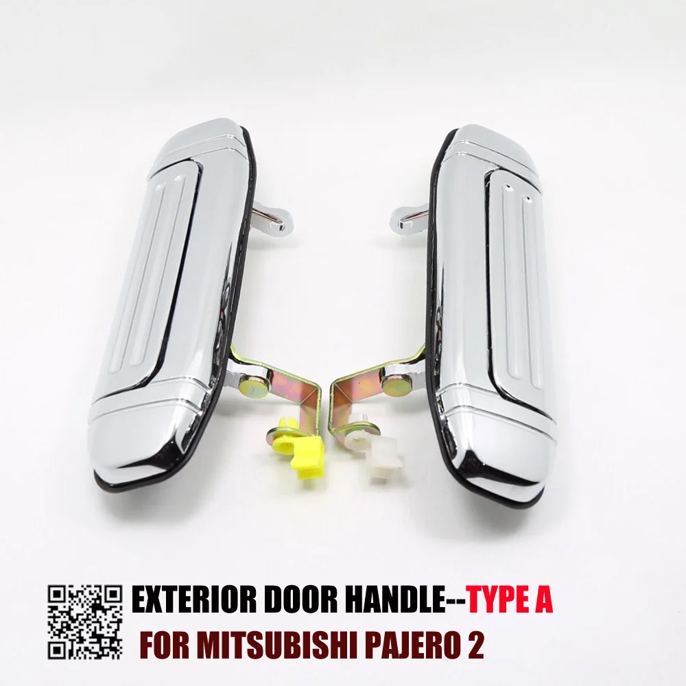 1pc Type A Chrome Door Handle For Mitsubishi Pajero 2 Accessories V31