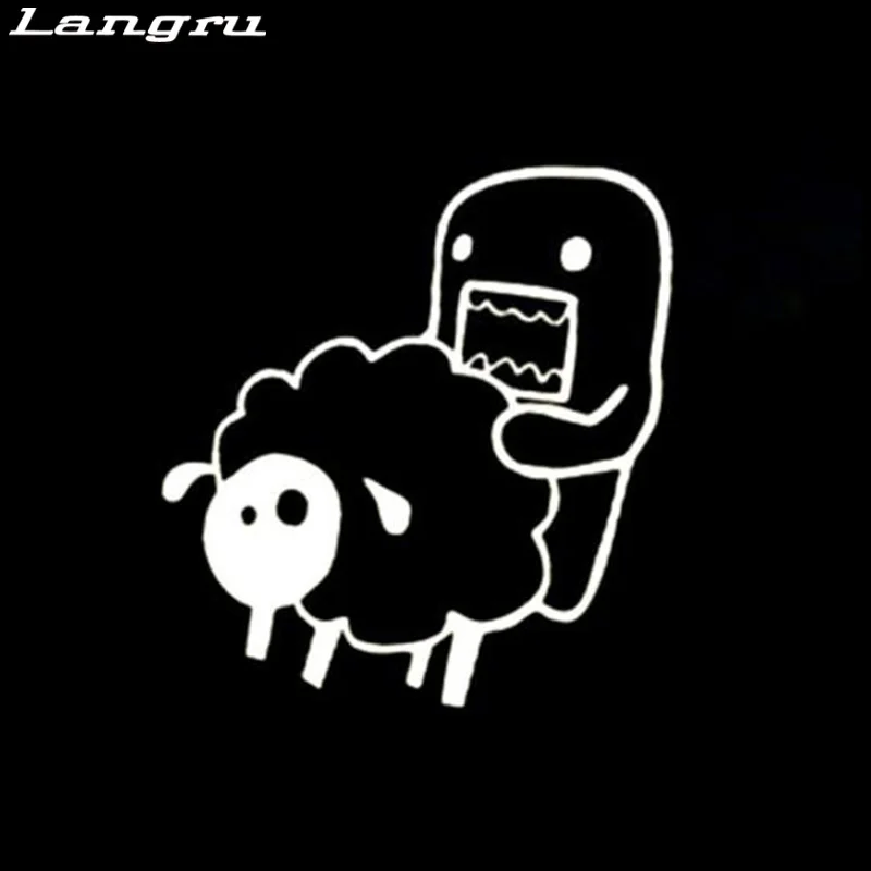 Langru Domo Kun Овцы индивидуальный декоративный автомобильный стикер Виниловая