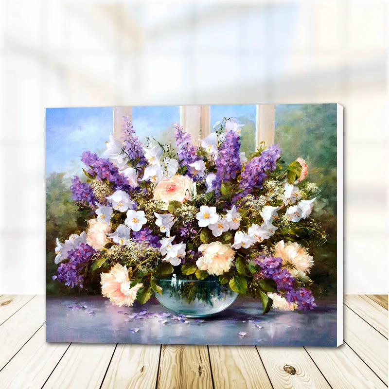 

Monet Water Lilies paintings by numbers on canvas drawing by numbers coloring by numbers watercolor acrylic paint wedding NEW