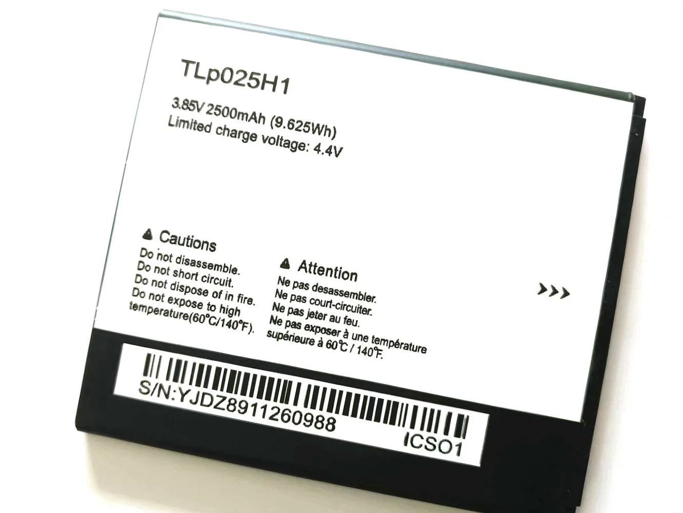 

Westrock 2500mAh TLP025H7 Аккумулятор для сотового телефона ALCATEL One Touch TLp025H7 TLP025H1