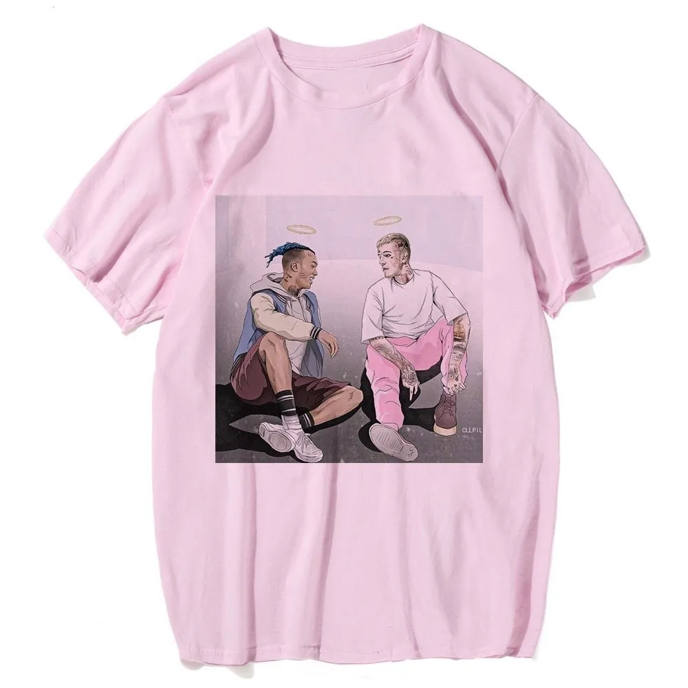 Lil Peep Футболка Music Man летние Графические футболки певица Мужская Новая Lil. peep футболка одежда Удобная футболка мужская женская - Цвет: 18