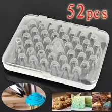 52 шт./лот из нержавеющей стали обледенение трубопроводов форма для выпечки украшения сахарное ремесло насадки