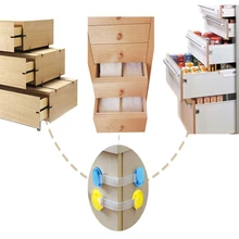 10 шт Пластиковые замки для ящиков, дверей шкафа, шкафа, замки безопасности для детей, замок безопасности для детей, замок для защиты детей