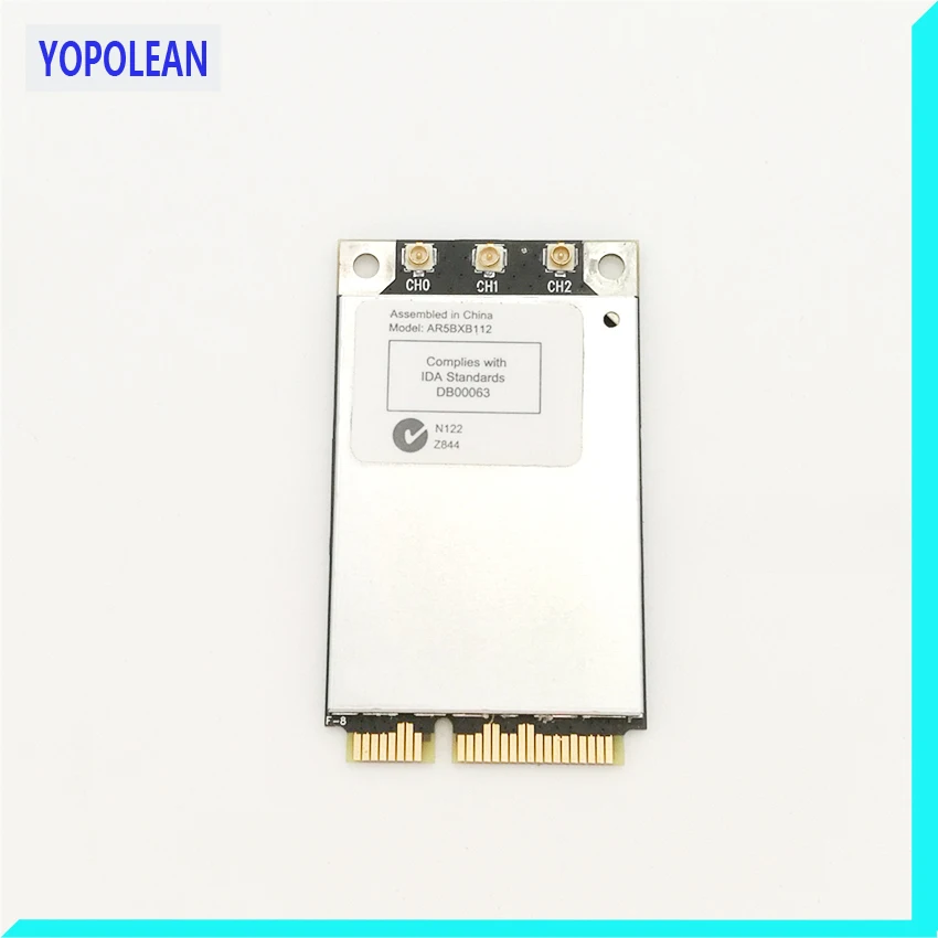

Dual-Band Mini Airport PCI-E Wireless Wifi Card AR5BXB112 AR9380 For Mac Pro 2.4/5GHz 450Mbps