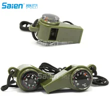 Компания triplewhistle-3 в 1 спасательный свисток |, компас, термометр с циферблатом, свисток комбо