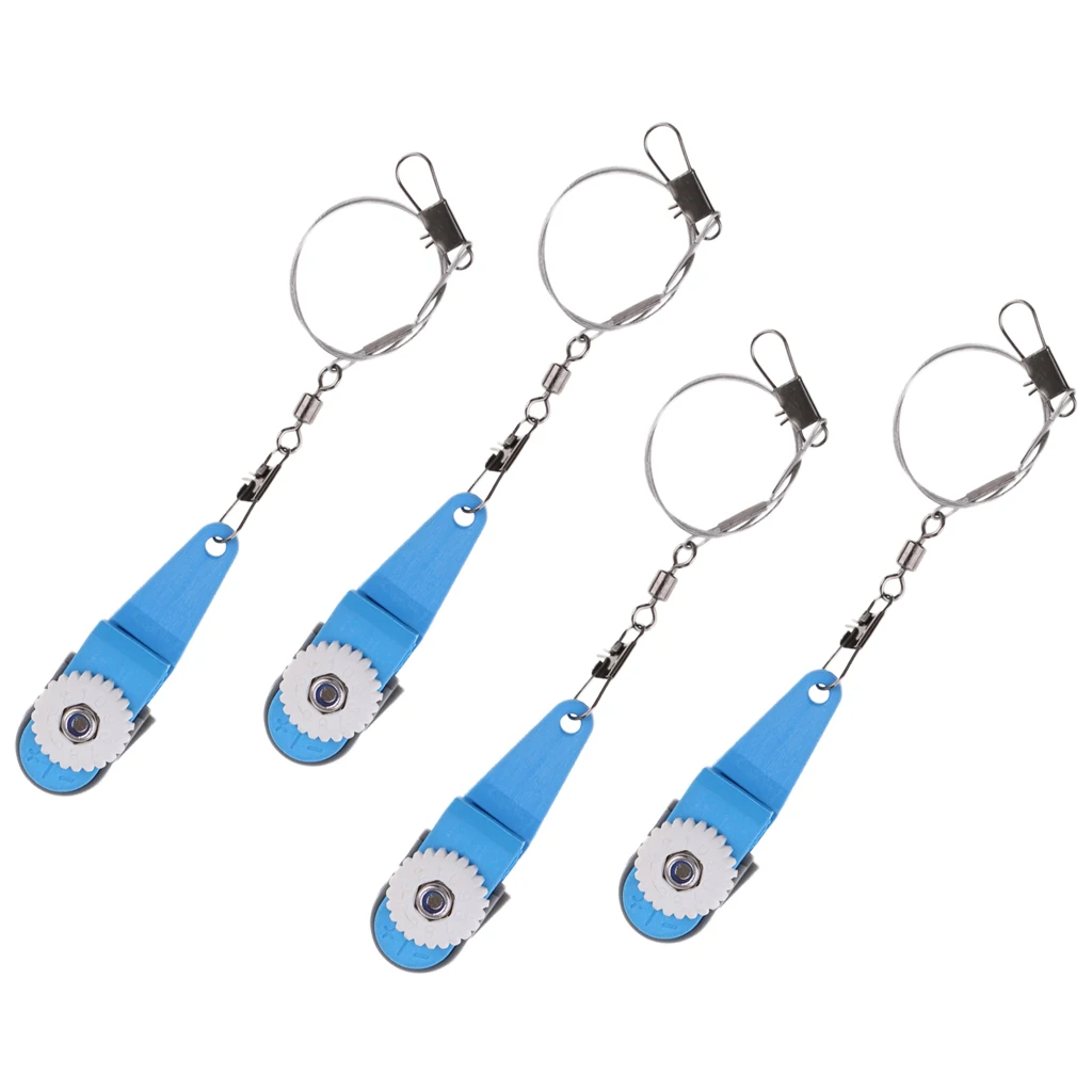 4pcs  Stainless Steel Heavy Duty Trolling Clips Outrigger Release Downrigger Power Grip