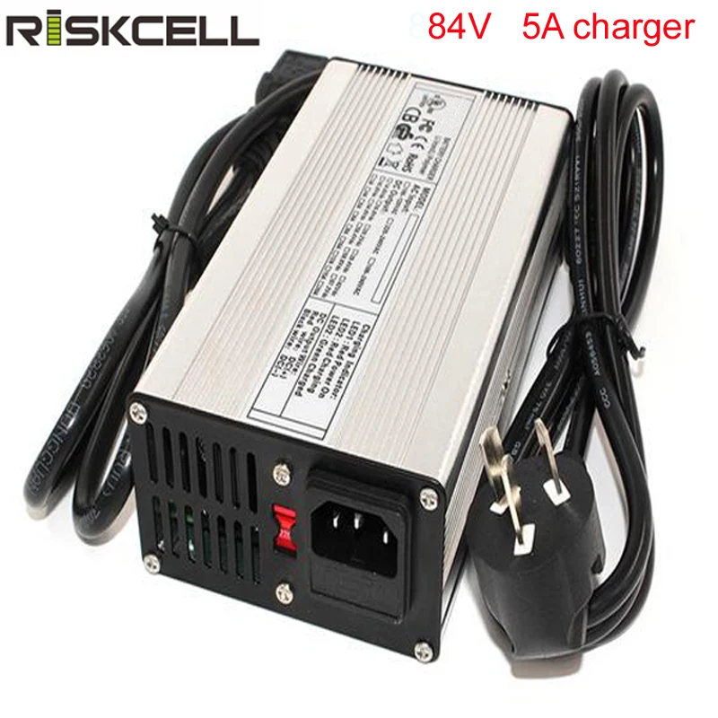 

72V 5A charger 84V 5A lithium battery charger Output 84V5 A Used for 20S 84v Lipo/LiMn2O4/LiCoO2 batteries