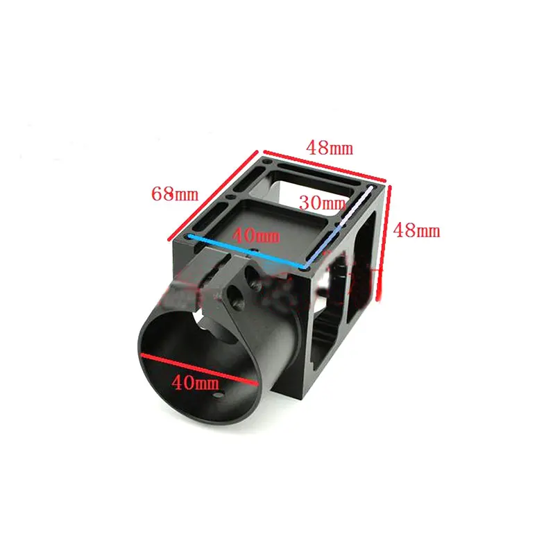 Horizontal Folding Arm 40mm Flat Folding Carbon Fiber Tube Mount Plant Protection UAV Machine Arm Mount