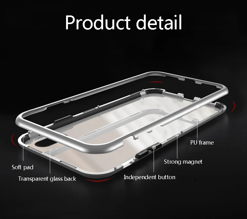 Закаленное Стекло чехол для iPhone X 6 6s роскошный Магнитный чехол для iPhone 7 8 Plus задняя чехол Защита новая распродажа