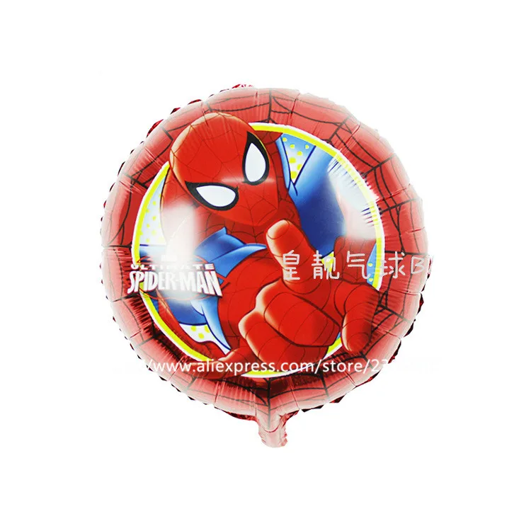 50 шт./партия воздушный шар из фольги игрушки стерео Человек-паук С Днем Рождения Фольга Воздушный шар украшения оптом