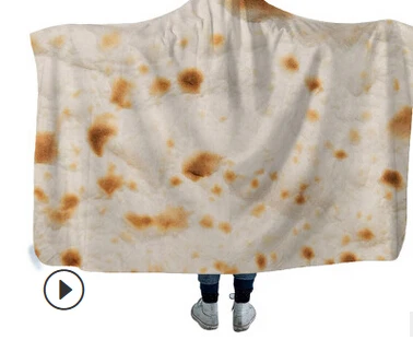 Буррито одеяло пледы Tortilla текстура мягкий флис супер кровать диван-кровать одеяло - Цвет: D