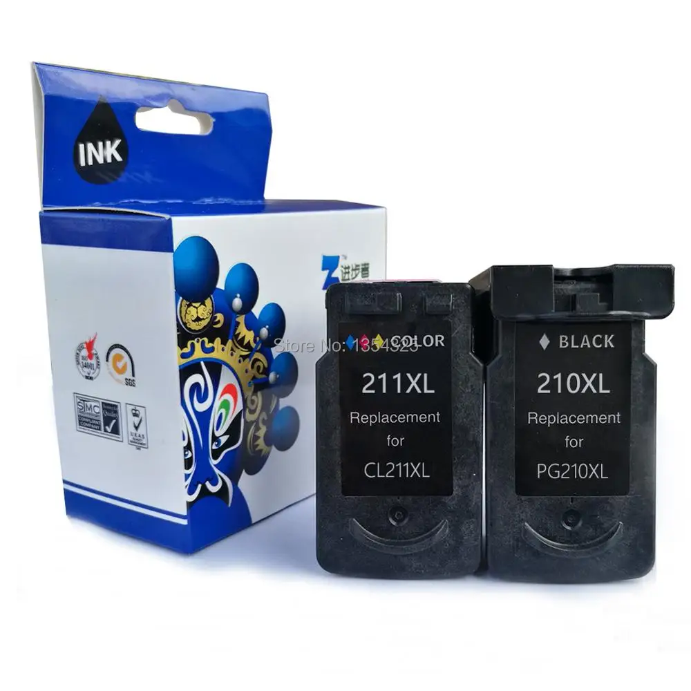 

PERSEUS INK CARTRIDGE FOR CANON PG-210 CL-211 PG210 CL211 XL HIGH YIELD COMPATIBLE PIXMA IP2702 MP240 MP250 MP270 MP280 PRINTER