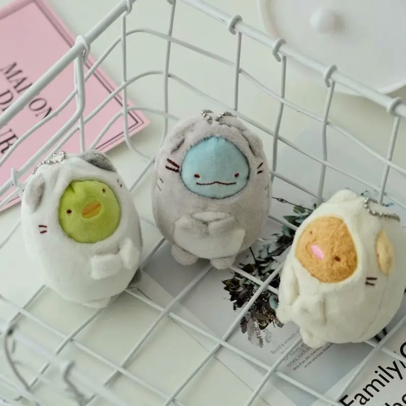 1 unid 8 cm Japón Sumikko gurashi Peluche juguete colgante Peluche Sumikko gurashi bolsa colgante llavero 1 unid 8 cm Japón Sumikko gurashi Peluche juguete colgante Peluche Sumikko gurashi bolsa colgante llavero