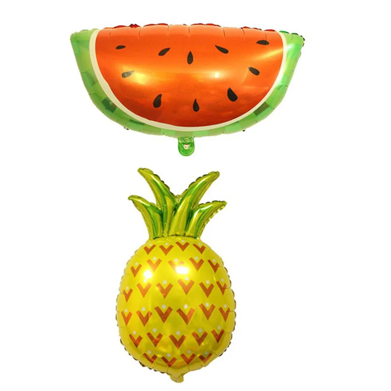 

1 piece watermelon pineapple aluminum balloon wholesale children birthday party decoration balloons