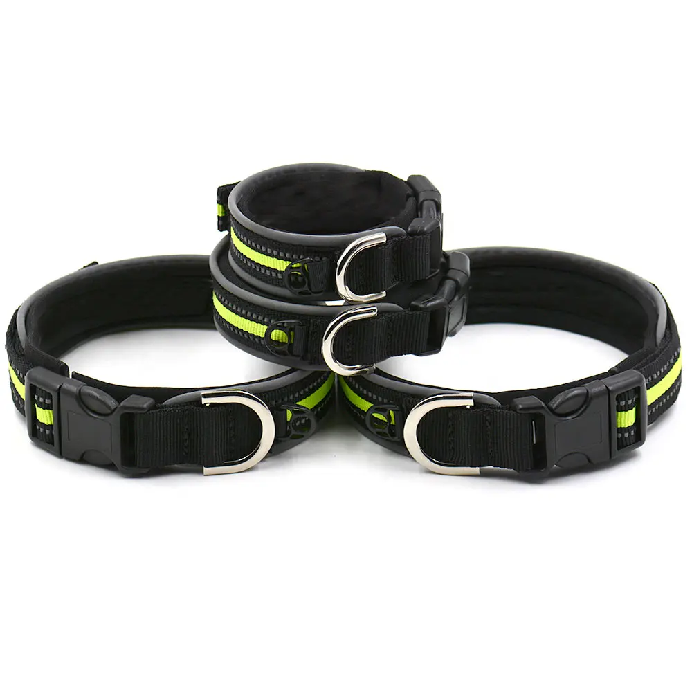 Светоотражающий нейлоновый ошейник для собак и кошек|dog collar reflective|dog collarpet dog |
