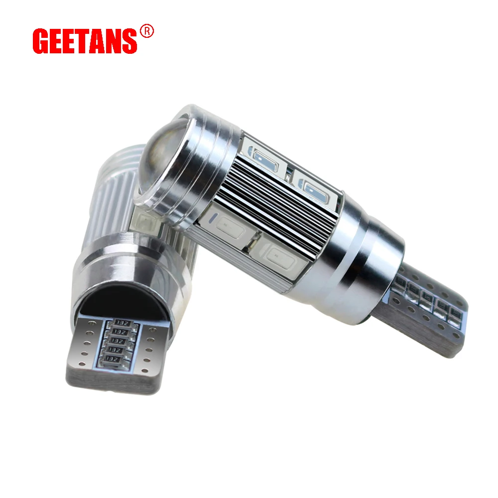 1 пара автомобильный Стайлинг светодиод 194 W5W Canbus 10 SMD 6000k 5630 Светодиодный ная лампа