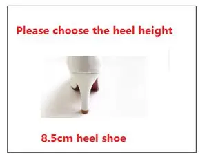Г.; Изящные женские свадебные туфли ручной работы; белый светильник с лентами; кружевная Свадебная обувь для подружки невесты цвета слоновой кости - Цвет: 8 point 5cm heel