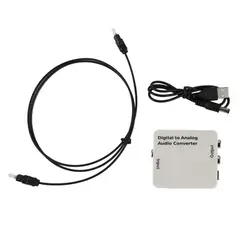 Цифровой оптический Toslink коаксиальный для аналогового R/L/RCA аудио сигнала конвертер адаптер оптом