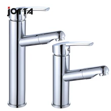 Toilet whole copper main body pulls faucet lavatory basin below the stage basin can retractable rise and fall rotates cold hot 