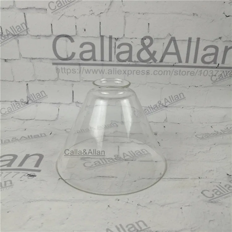 Янтарный/прозрачный стеклянный абажур DIY абажур для освещения - Цвет корпуса: clear glass
