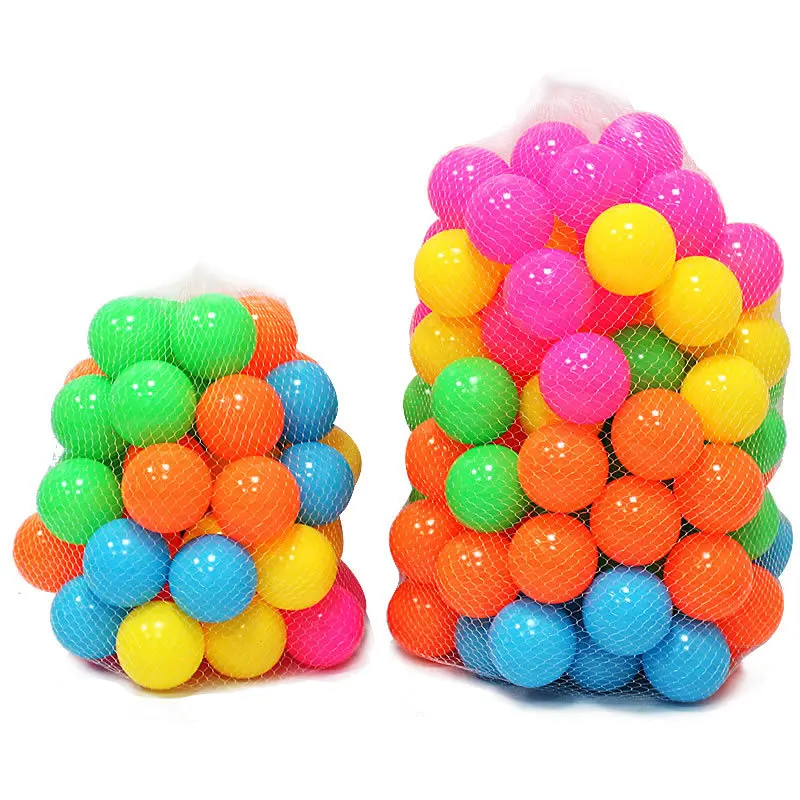 30 Balls/lot Colorful Water Ball Toys Baby Bath Toys Safe Plastic Kids