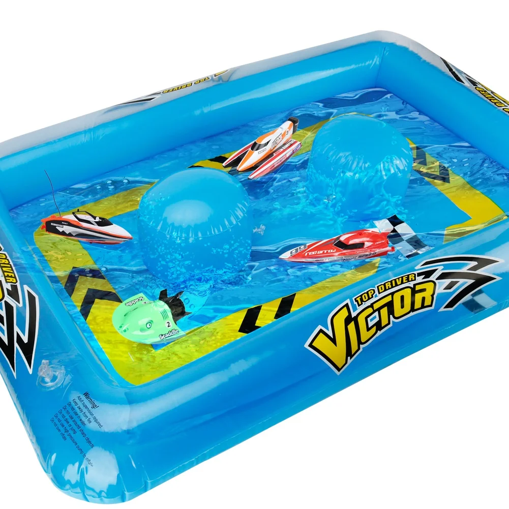 FBIL-гоночный надувной бассейн для маленьких лодок с дистанционным управлением и любых мини-водных игрушек