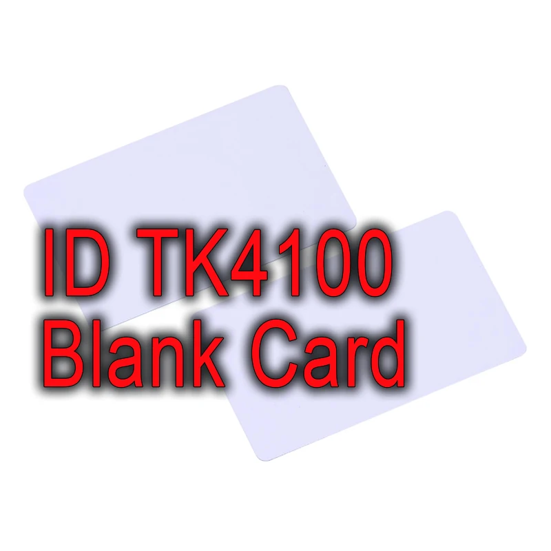 Только для чтения 125 кГц rfid tk4100 пустой белый ПВХ карты контроля доступа keycard id ic promixity бесконтактных 4200 4100 Оригинальная карта