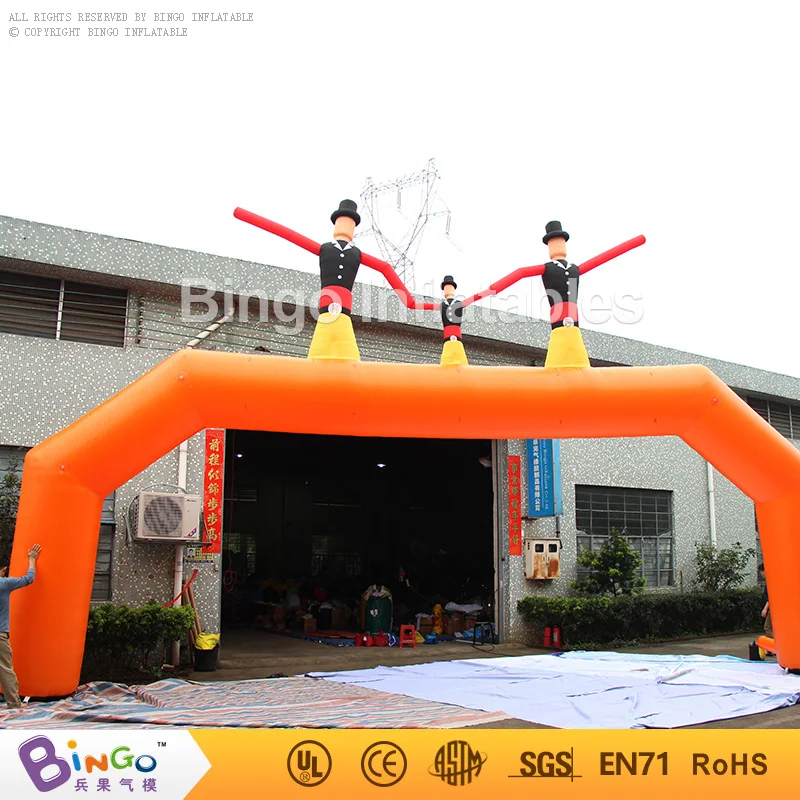

inflatable arch with air dancers for advertising BG-A0987 inflatable arch for events toy