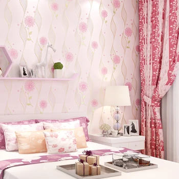

Beibehang Flower 3d Wallpaper Warm Wedding Room Children's Room Wallpaper 3d Flower Bedroom Living Room Wallpaper roll tapety