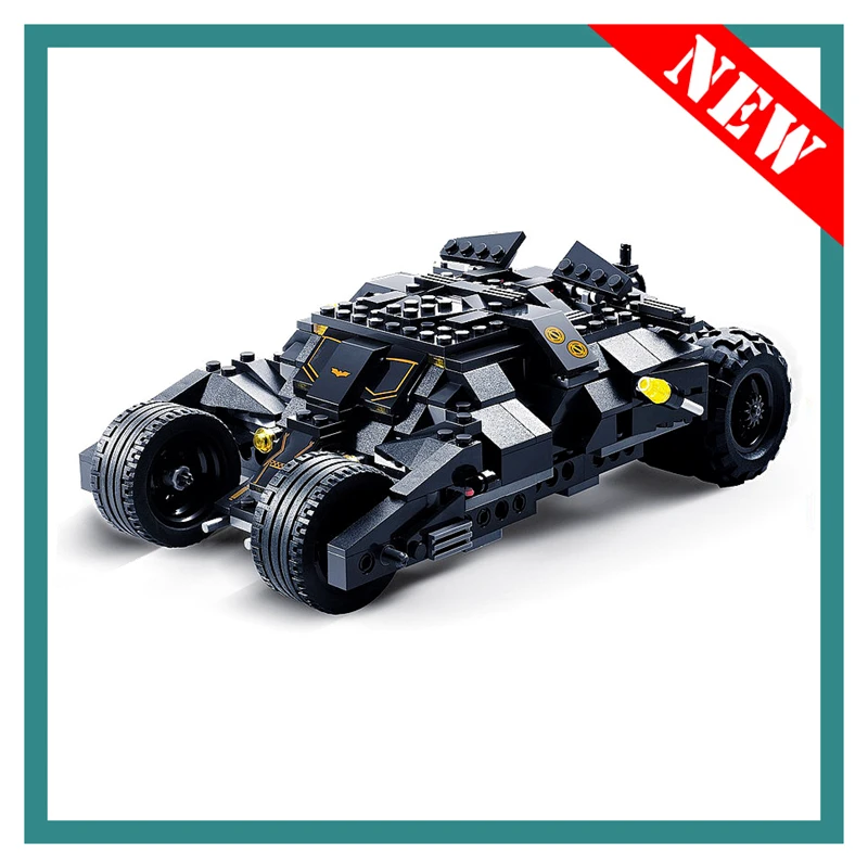 

DC Superheros Batmobile Car Batman Joker Legoings 7888 Model Building Blocks Brick Educational Toys for Kids Christmas Gift