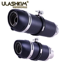 E-Mark универсальный мотоцикл из настоящего углеродного волокна без шнуровки выхлопная труба глушителя с DB Killer для большинства мотоциклов