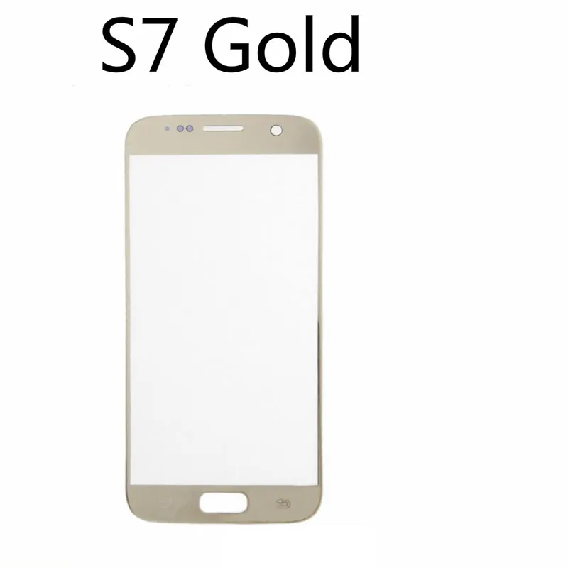Сенсорный экран для Samsung Galaxy S7 Edge G935F g935fd S7 G930F G930FD ЖК-дисплей Дисплей спереди Стекло телефон запасные Запчасти - Цвет: S7 Gold