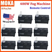 8 Pcs/lot Stage Effect fx Remote Control fog machine fogger projector 400w upward smoke machine Stage Lighting fog maker