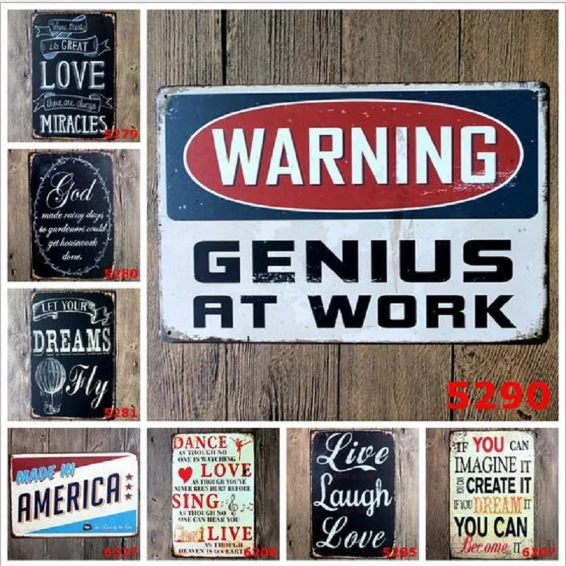 

vintage home decor Vintage decoration Placa Decorativa beer bar cafe Cerveza Vintage Metal Signs placas decorativas metal crafts