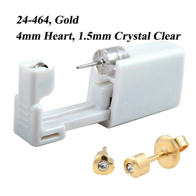 Disposable No Pain Safe Sterile Ear Stud Cartilage Tragus Helix Unit Kit Nose Piercing Stud Tool Fashion Jewelry 20g