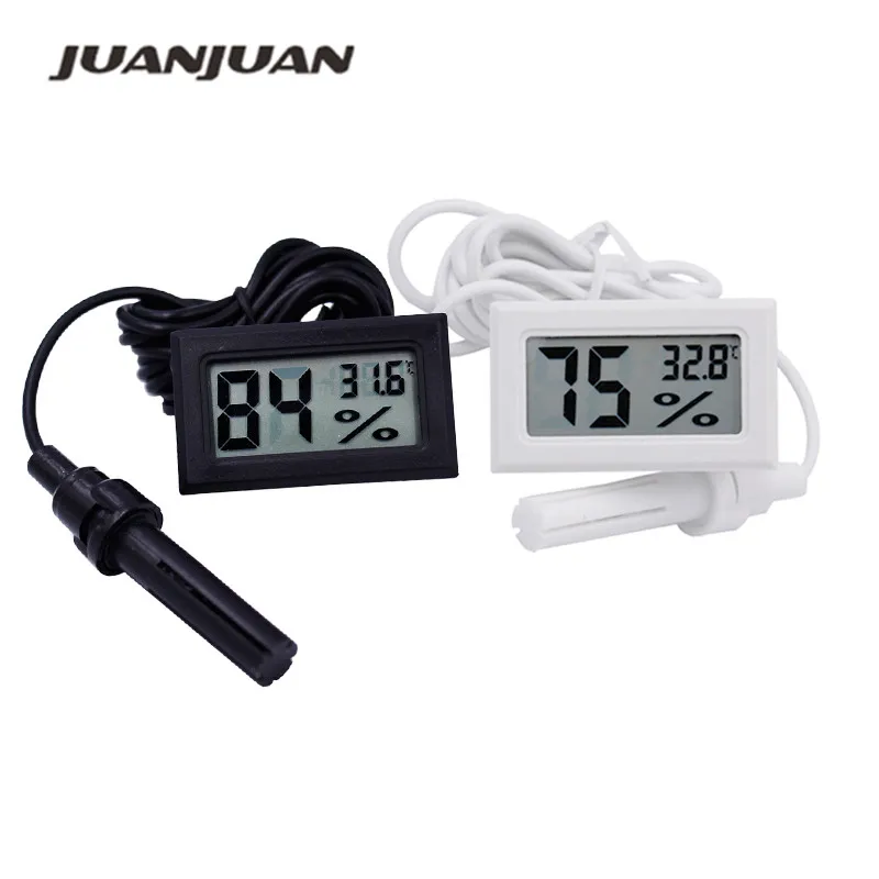 Digital Meter LCD Temperature Humidity Hygrometer Vivarium Reptile Thermometer 