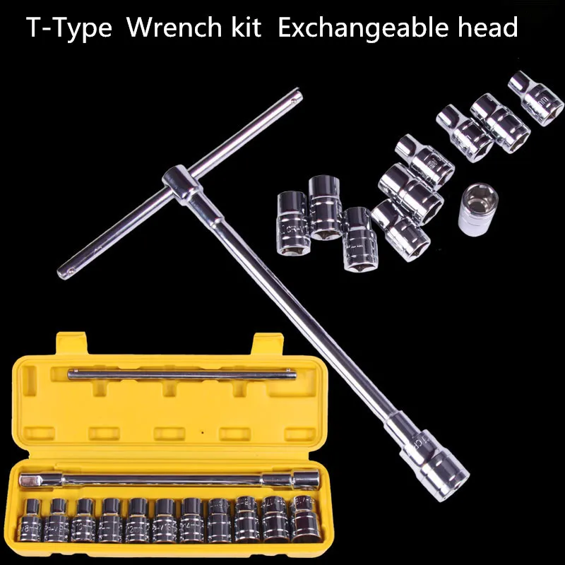 13 Pcs/set 1/2" Universal Type Socket Wrench Combined Tool Multi