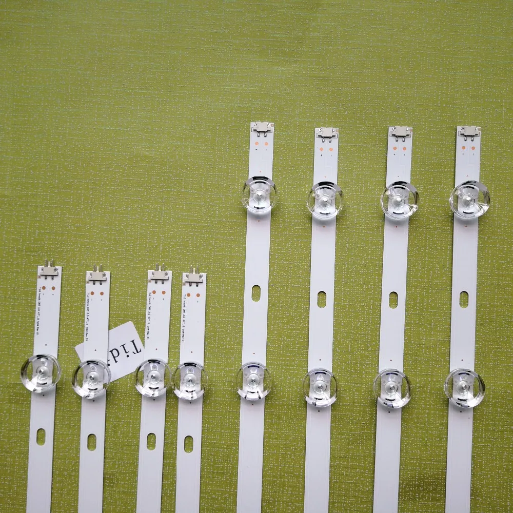 

TV Backlight strip 100%NEW! 8PCS 9 leds For LG 47" TV innotek DRT 3.0 47" 47LB650V 6916L 1948A 1949A LG47LY340C LG47GB651C