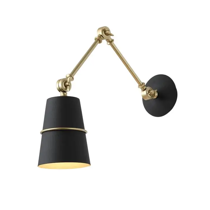 

Quadri Moderni Murale Northern Simple Designer Bedside Decoration Wall Lamp Iron Adjustable Entrance Light Free Shipping